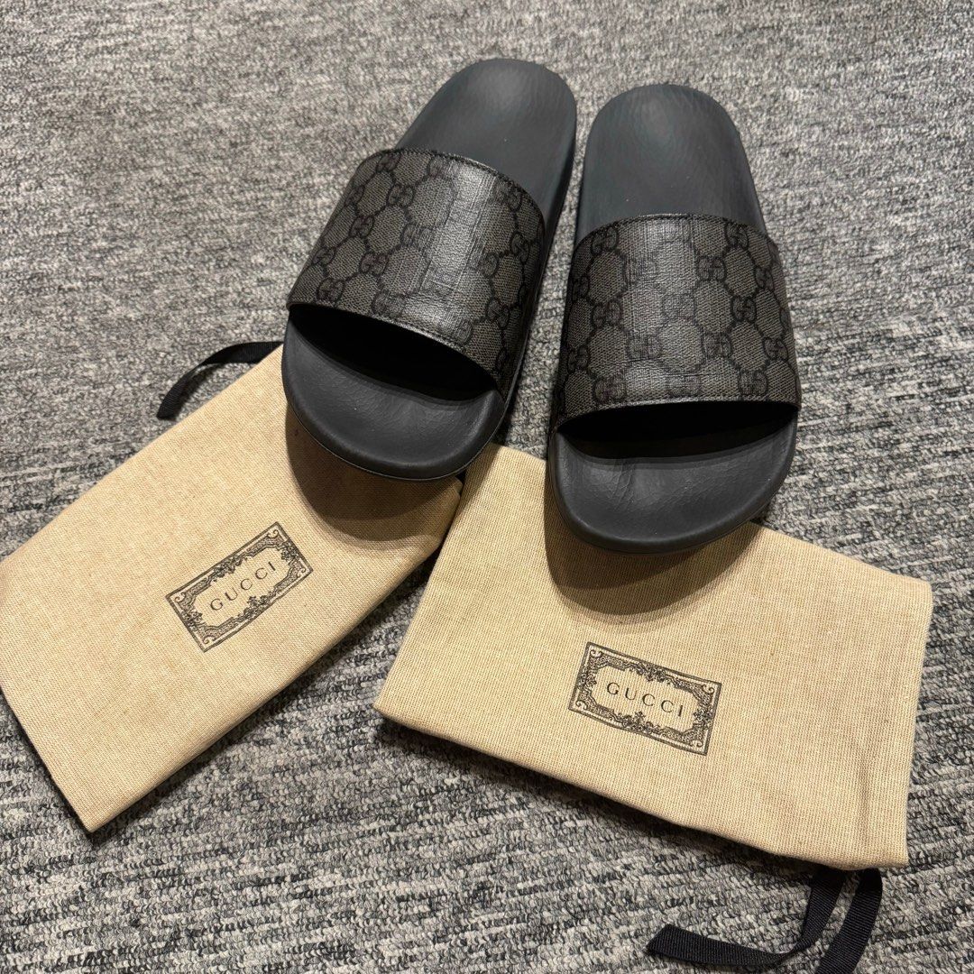 Gucci men's slides sale new arrivals