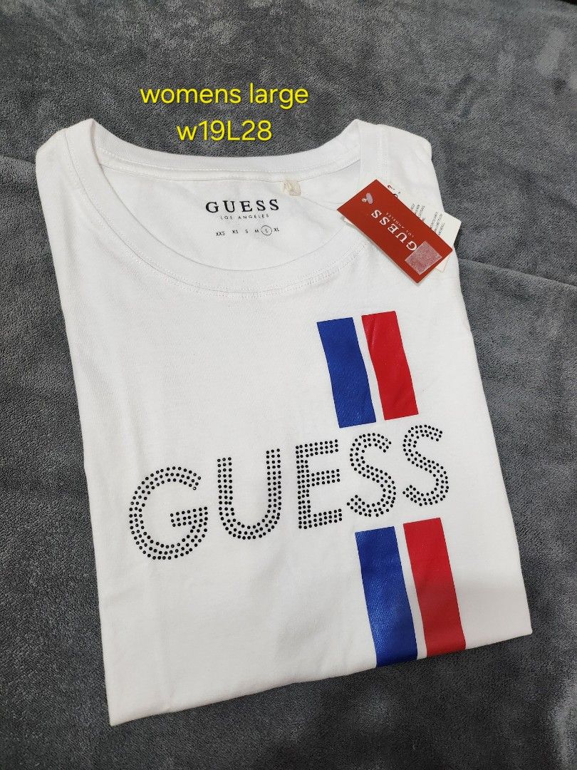 GUESS womens shirt LARGE Women s Fashion Tops Shirts on Carousell