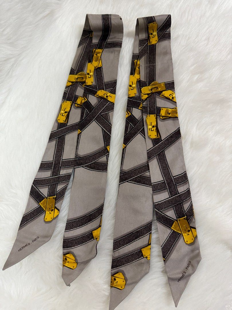Hermes Twilly Scarf (Category: Scarves) located in San Juan City. Submitted by seeclosetfinds (Listing ID 1329053264, Image 1). Description: Authentic Two PCs Hermes Twilly scarf .