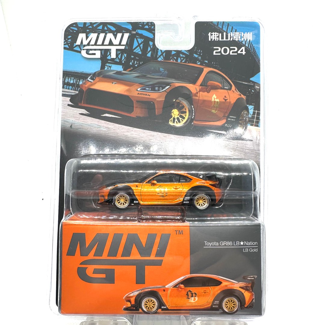 MINI GT 1/64 トヨタ GR86 LB★Nation LB Gold MiniGT Toyota GR86 LB Nation LB Gold 2024 All In Tuning