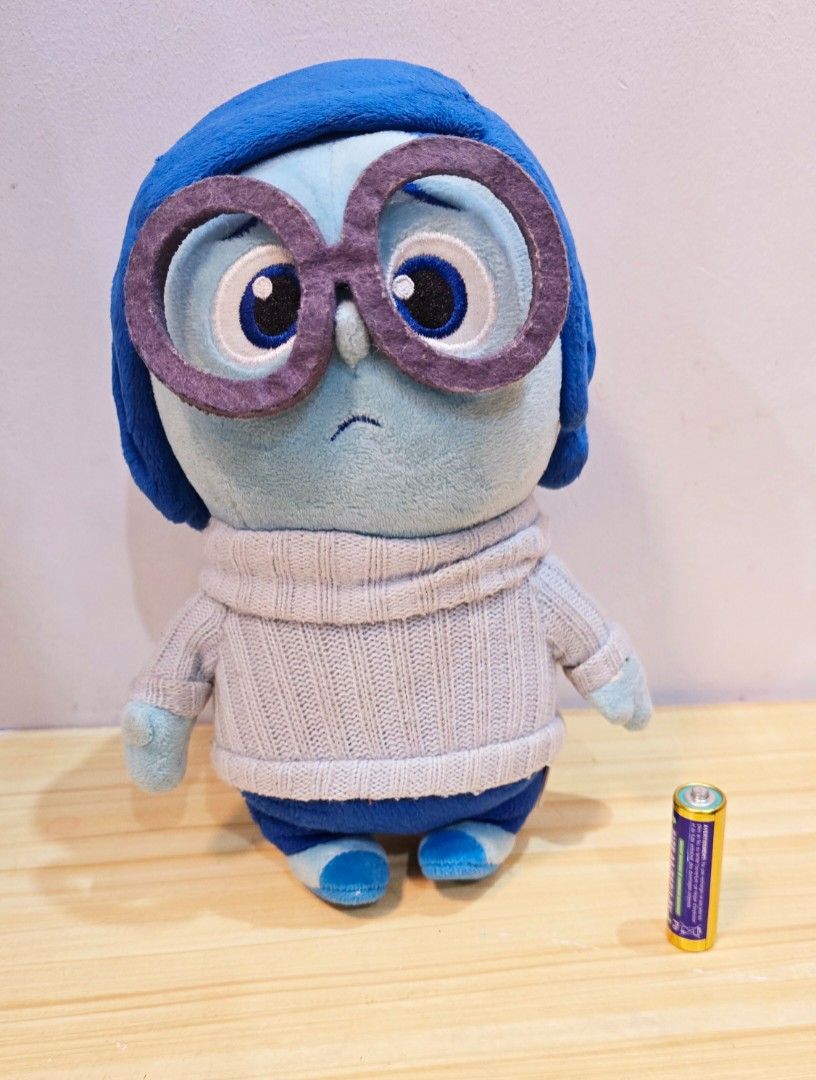 Inside Out Plush Toy (Category: Plushies & Soft Toys) located in Quezon City. Submitted by babylianne (Listing ID 1307272989, Image 2). Description: Original Disney Pixar Plush Toy Sadness Bat Op - 880 Untested - LR44 Battety used Clean Battery Compartment Declared as Plushies Joy - 680 Anger Jumbo - 1000 Big and Huggable Fear - 780 Sadness Big - 1000 Sadness Jumbo - 1500 Brandnew with papertag Joy - Talking - 1200 Battery Operated - Working Rare
