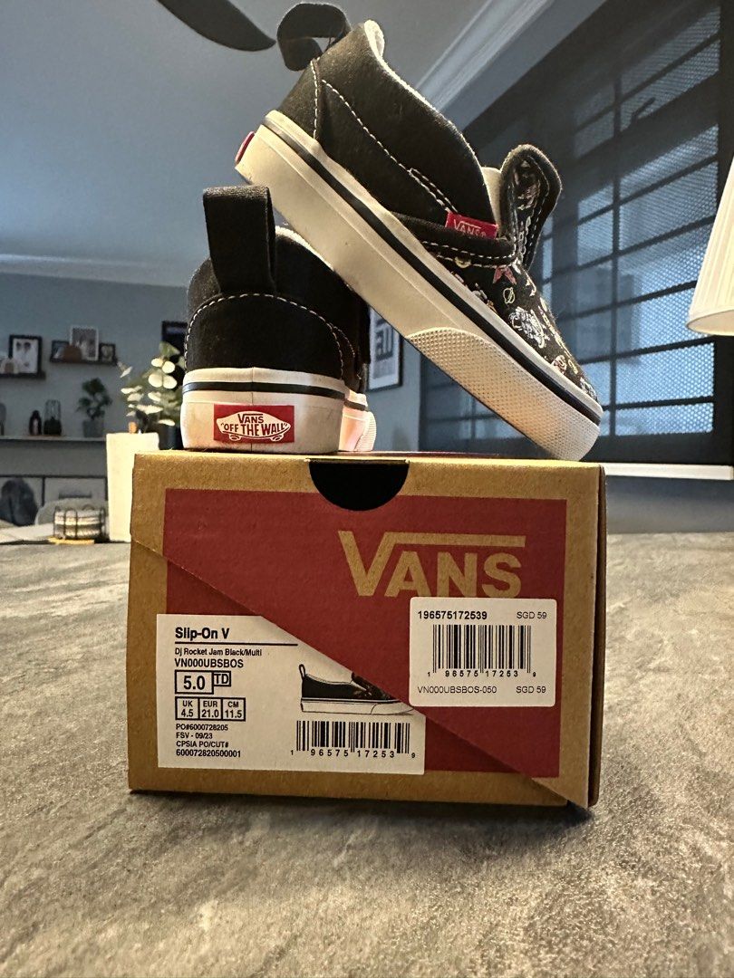 Kids Vans Slip on Shoes