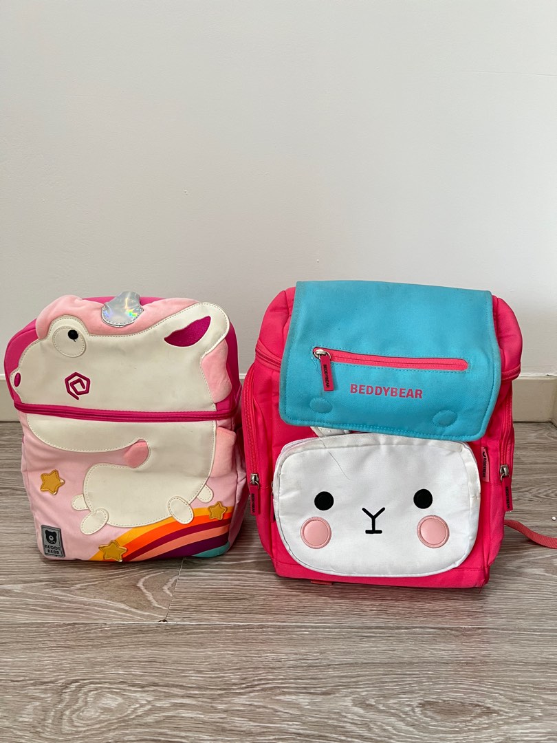 Korea Beddy Bear Lightweight Backpack School Bag Backpack Kindergarten Beg Sekolah Women s Fashion Bags Wallets Shoulder Bags on Carousell