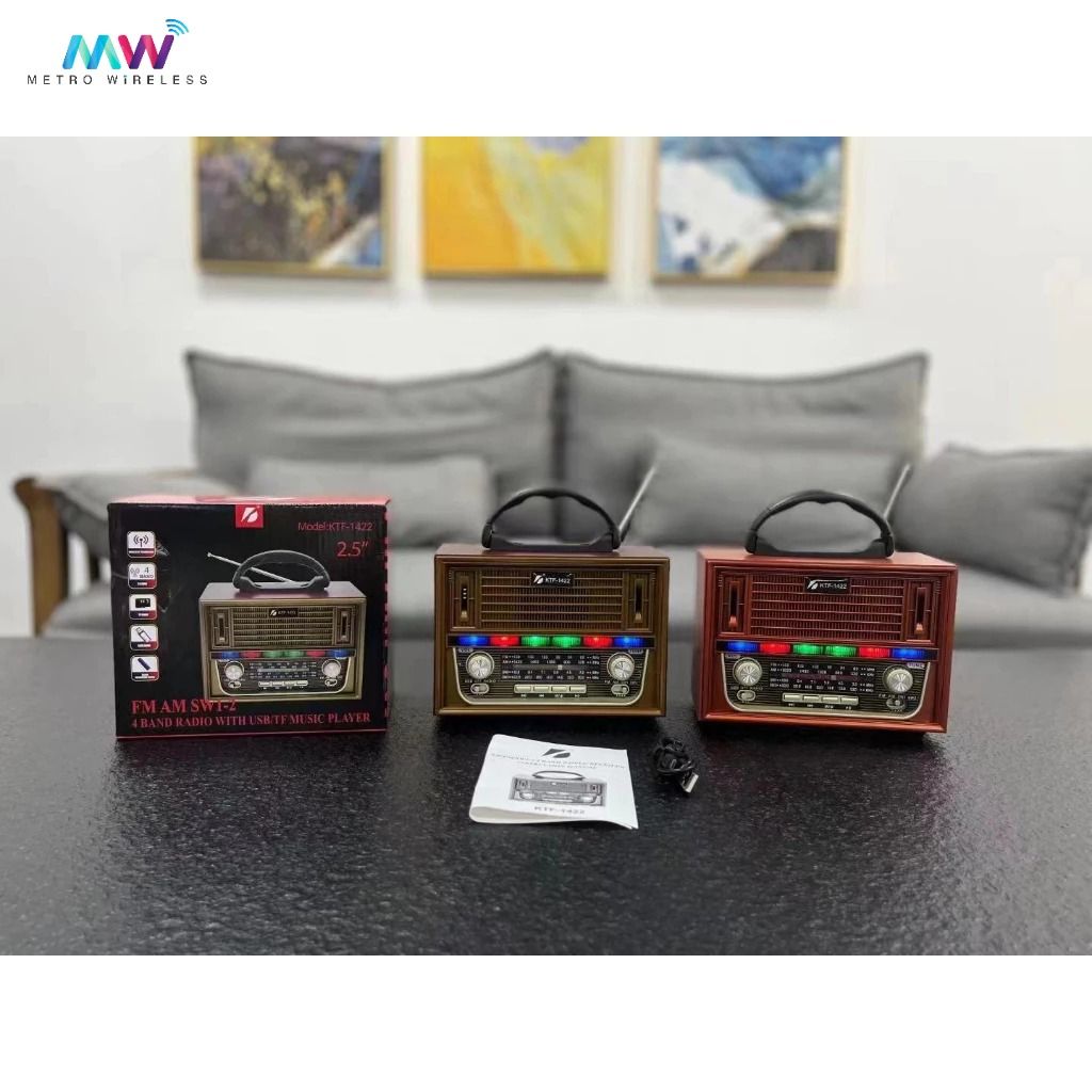 KTF 1422 WIRELESS BLUETOOTH SPEAKER MUSIC PLAYER (Category: Soundbars, Speakers & Amplifiers) located in Paranaque City. Submitted by pilipinashop (Listing ID 1329005172, Image 3). Description: Product Description SPECIFICATION: Output power: 2W Speaker size: 5W3 2.5inch Sensitivity: FM1:8+5db / AM:86+5db Battery Capacity: 1200mah *FM/AM SW1-2 4 BAND RADIO *WITH USB TF MUSIC PLAYE *HIIGH SENCITIVITY *HIGH QUALITY WIRELESS PLAY *WITH 18650 RECHARG