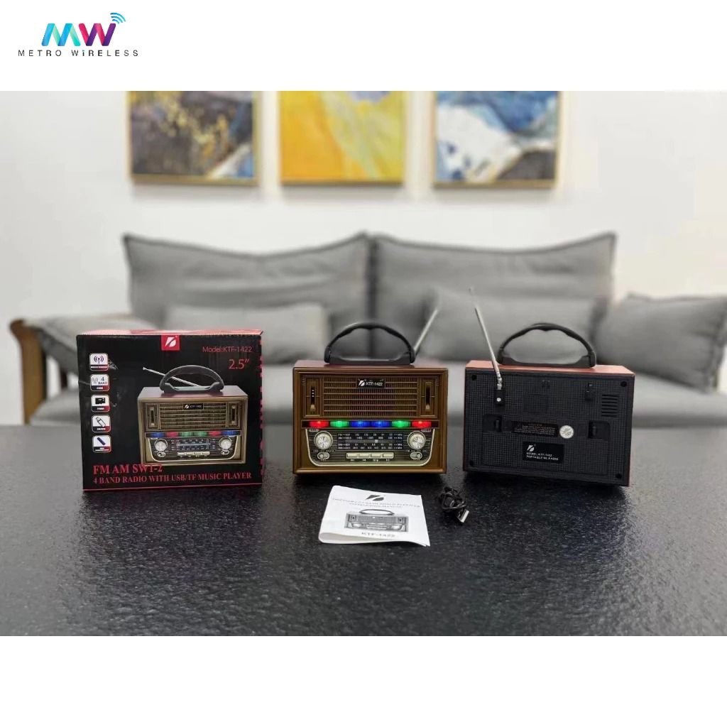 KTF 1422 WIRELESS BLUETOOTH SPEAKER MUSIC PLAYER (Category: Soundbars, Speakers & Amplifiers) located in Paranaque City. Submitted by pilipinashop (Listing ID 1329005172, Image 2). Description: Product Description SPECIFICATION: Output power: 2W Speaker size: 5W3 2.5inch Sensitivity: FM1:8+5db / AM:86+5db Battery Capacity: 1200mah *FM/AM SW1-2 4 BAND RADIO *WITH USB TF MUSIC PLAYE *HIIGH SENCITIVITY *HIGH QUALITY WIRELESS PLAY *WITH 18650 RECHARG