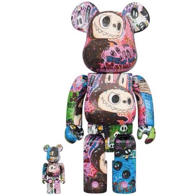 Labubu Bearbrick How2work Zimomo, 興趣及遊戲, 玩具& 遊戲類