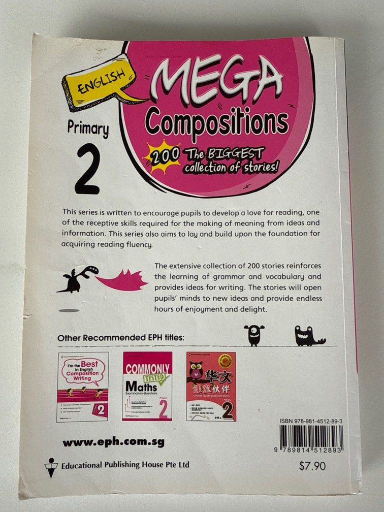 Mega composition primary 2 (Category: Assessment Books) located in Singapore. Submitted by lighthouses (Listing ID 1328989799, Image 2). Description: .