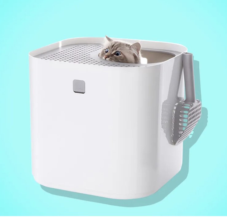 Modkat Modko Litter Box White Pet Supplies Homes Other Pet Accessories on Carousell