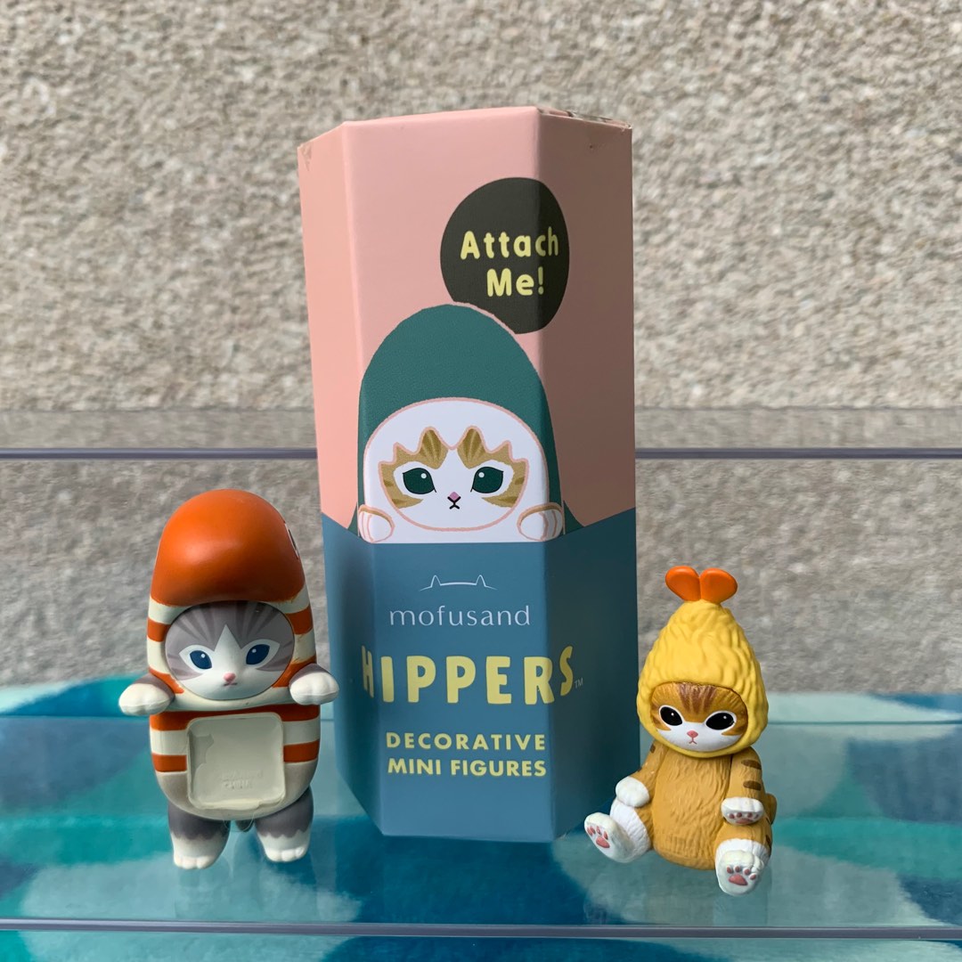 Mofusand Hipper Set - Garden Eel Hipper and Tempura Figure, Hobbies