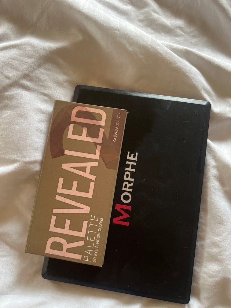 Morphe + Revealed 2 Palette (Category: Makeup) located in Manila. Submitted by decluttermnlmd (Listing ID 1328949589, Image 2). Description: Sold as set, used thrice only for event RFS: di na nagamit :( .