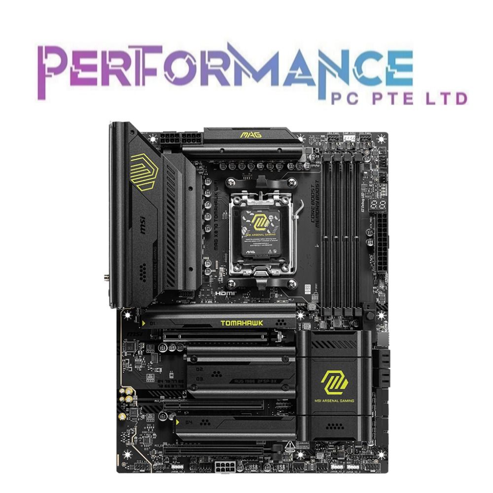MSI MAG X870 X 870 TOMAHAWK WIFI AM5 AM 5 ATX MOBO Gaming Motherboard 3 YEARS WARRANTY BY CORBELL TECHNOLOGY PTE LTD