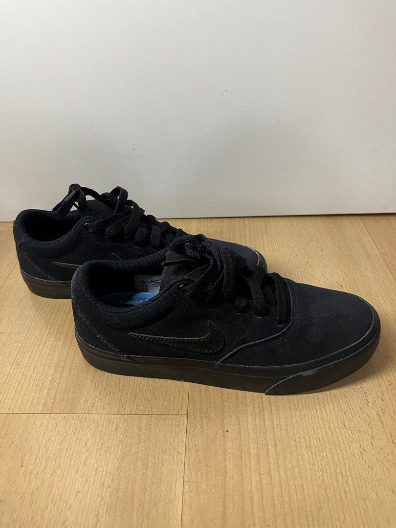 nike canvas black shoes