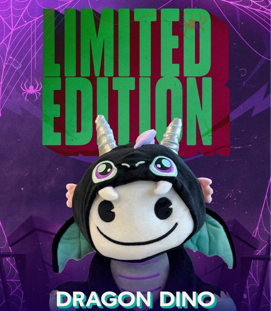 OFFICIAL BIGO Live 30cm Dragon Dino Plush Toy (Limited Edition