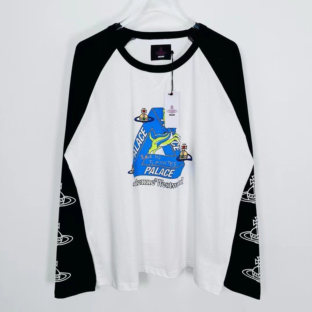 トップス PALACE x Vivienne Westwood Raglan Buy Palace x Vivienne Westwood Raglan Long-Sleeve 'White/Pink