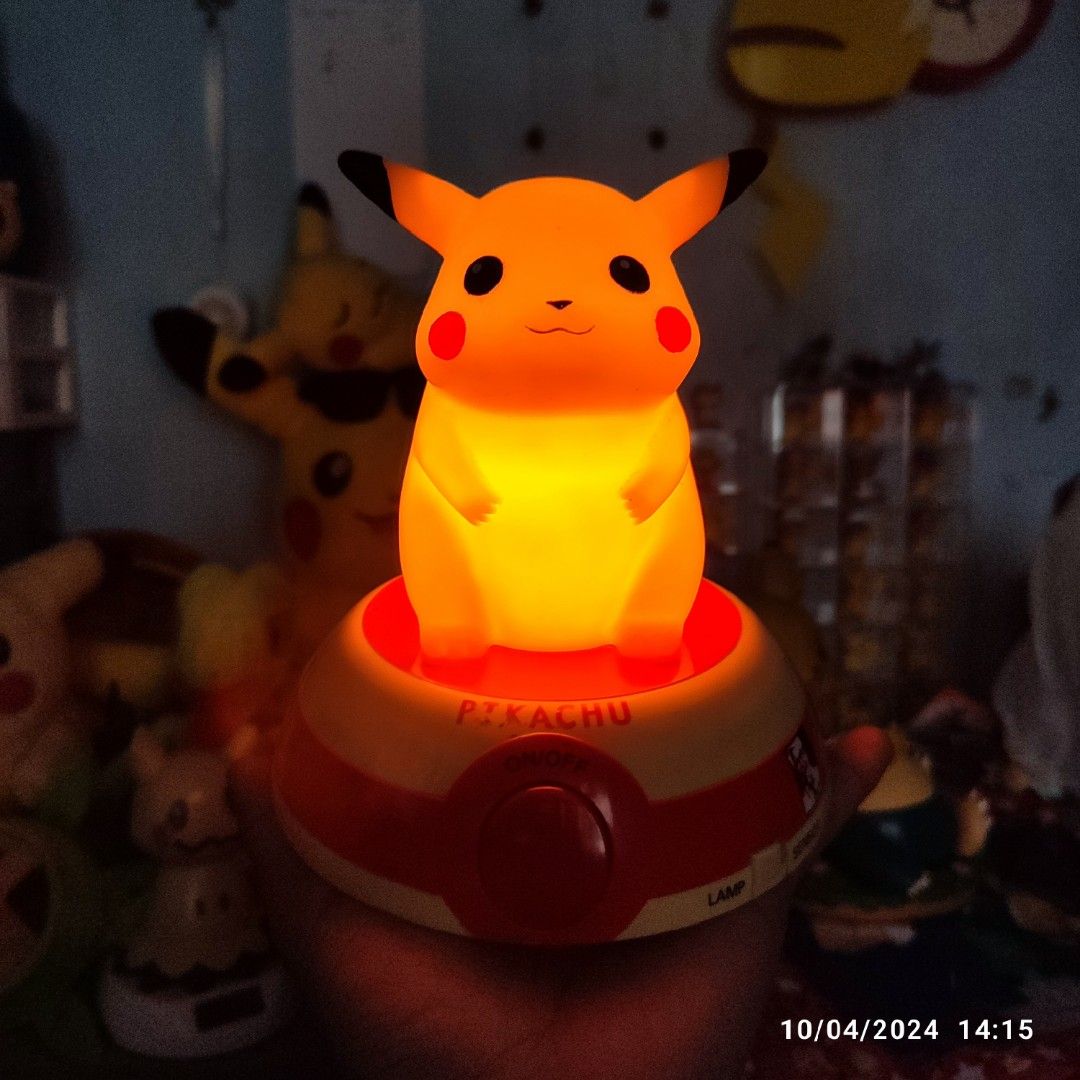 Pikachu lamp. Tested working (Category: Lighting) located in Manila. Submitted by shop_eyy (Listing ID 1329014146, Image 1). Description: .
