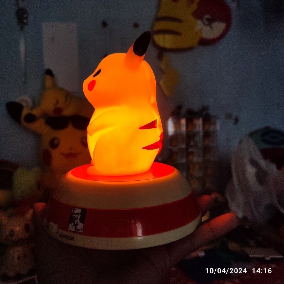Pikachu lamp. Tested working (Category: Lighting) located in Manila. Submitted by shop_eyy (Listing ID 1329014146, Image 2). Description: .