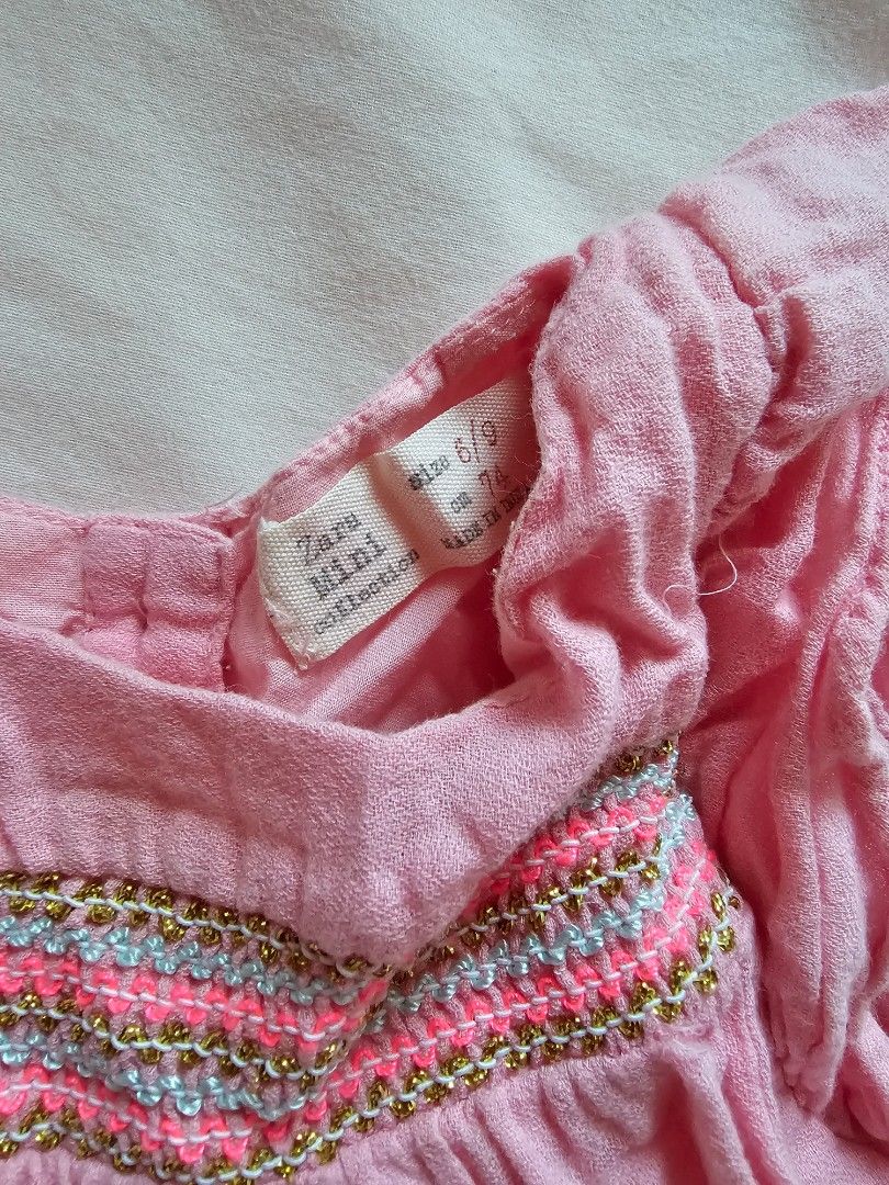 Preloved Zara 6 9 months top Babies Kids Babies Kids Fashion on Carousell