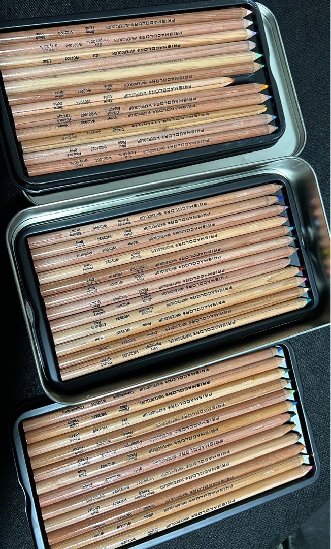 Prismacolor Water Soluble Colored Pencils (Category: Craft Supplies & Tools) located in Caloocan City. Submitted by cupp_ (Listing ID 1329060543, Image 3). Description: original price: 2500 used twice (selected colors) good as new.