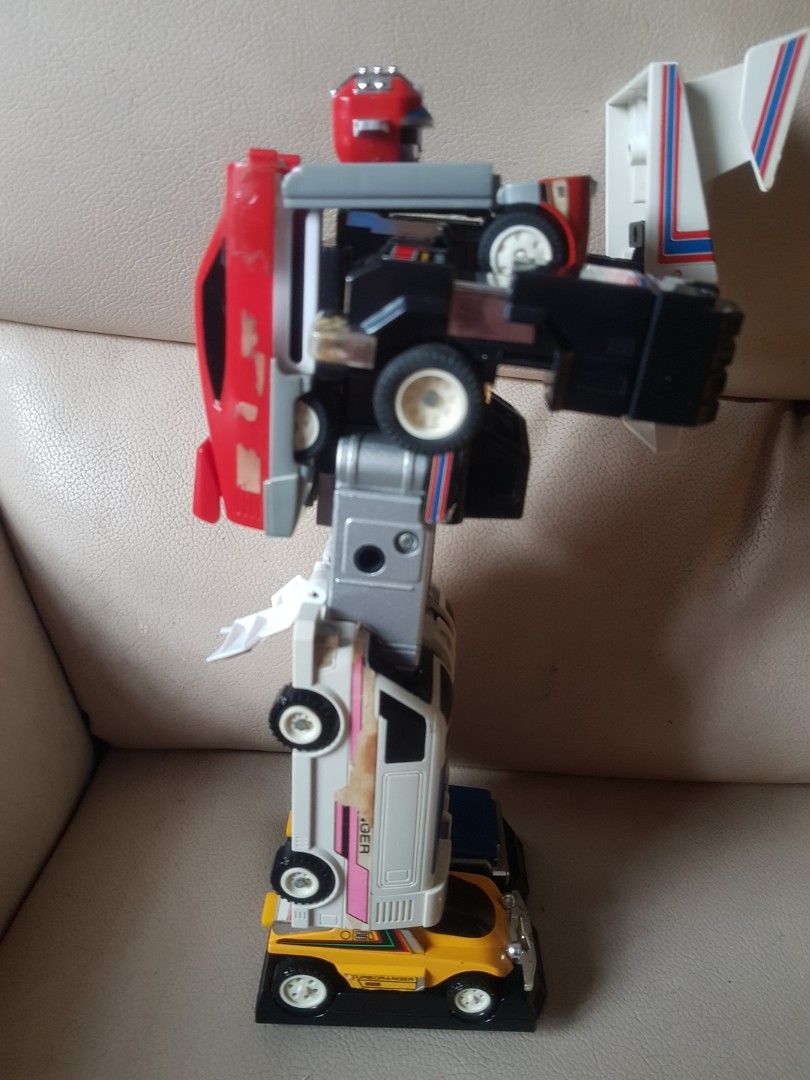 Sentai power ranger 1989 dx chogokin turbo ranger 100% loose complete ...