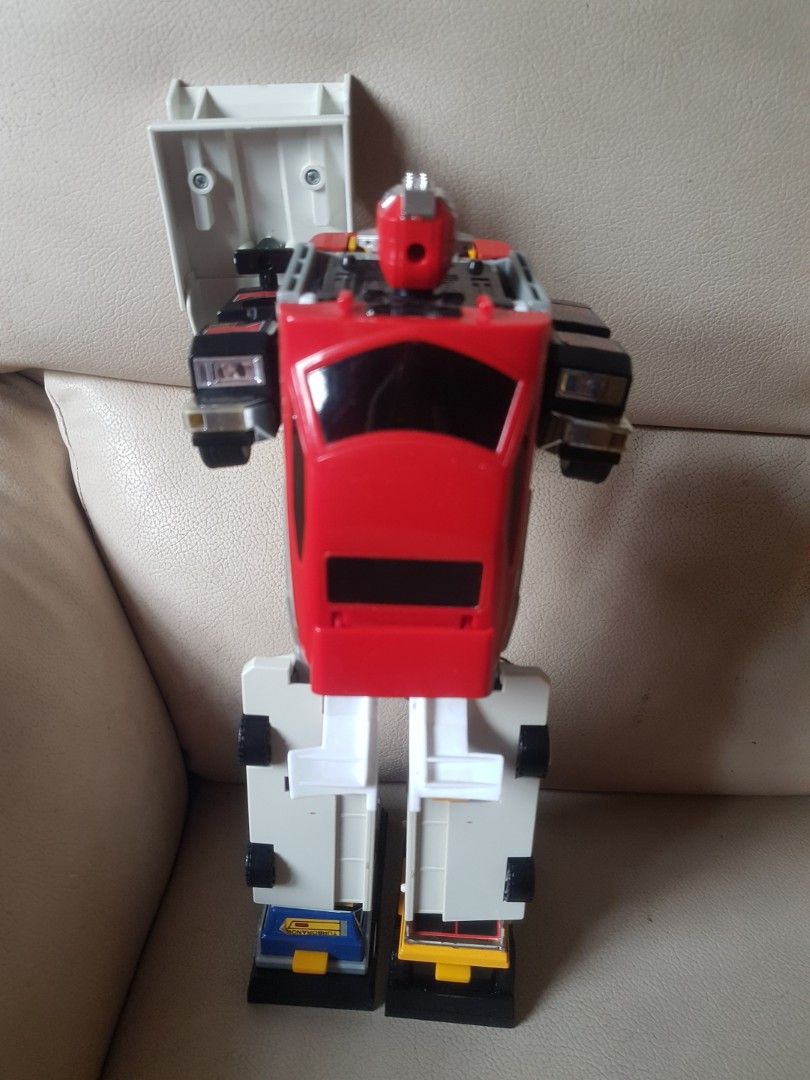 Sentai power ranger 1989 dx chogokin turbo ranger 100% loose complete ...