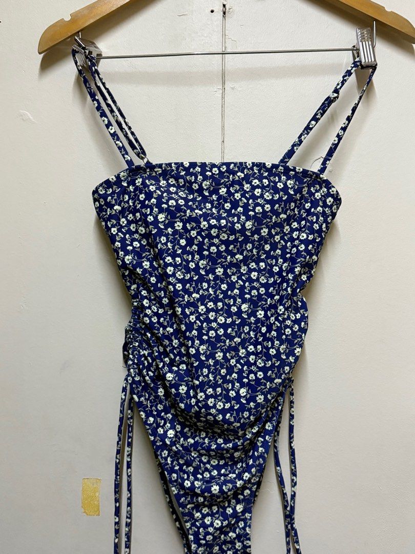 Shein dainty floral one piece (Category: Bikinis & Swimsuits) located in Caloocan City. Submitted by rlissa (Listing ID 1329023298, Image 1). Description: - used once lang - size xs on tag but can fit sa small .