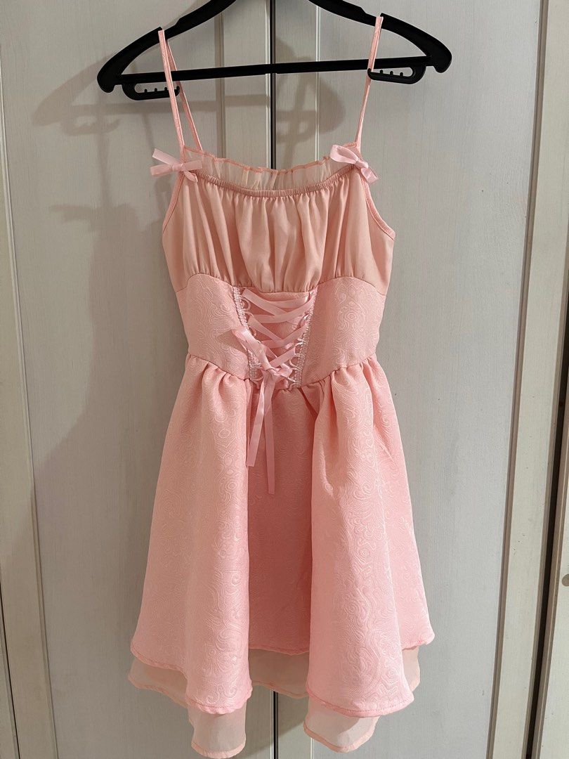 SHEIN Pink Dress, Women's Fashion, Dresses & Sets, Dresses on Carousell