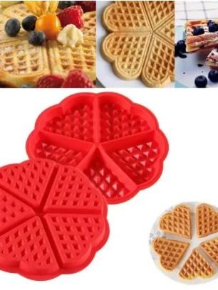 Silicon Heart Shaped Waffle Mold (Food Grade) | Bakeware / Baking Essentials (Category: Bakeware) located in Manila. Submitted by trustradeglobal (Listing ID 1328963628, Image 1). Description: Product Description Can be used safely in the oven, microwave, dishwasher and refrigerator. Tasteless, non-toxic, anti-dust, durable, impermeable, easy to clean. -material: food grade silicone -dishwasher safe, microwaveable, non-stick -temperature resistan