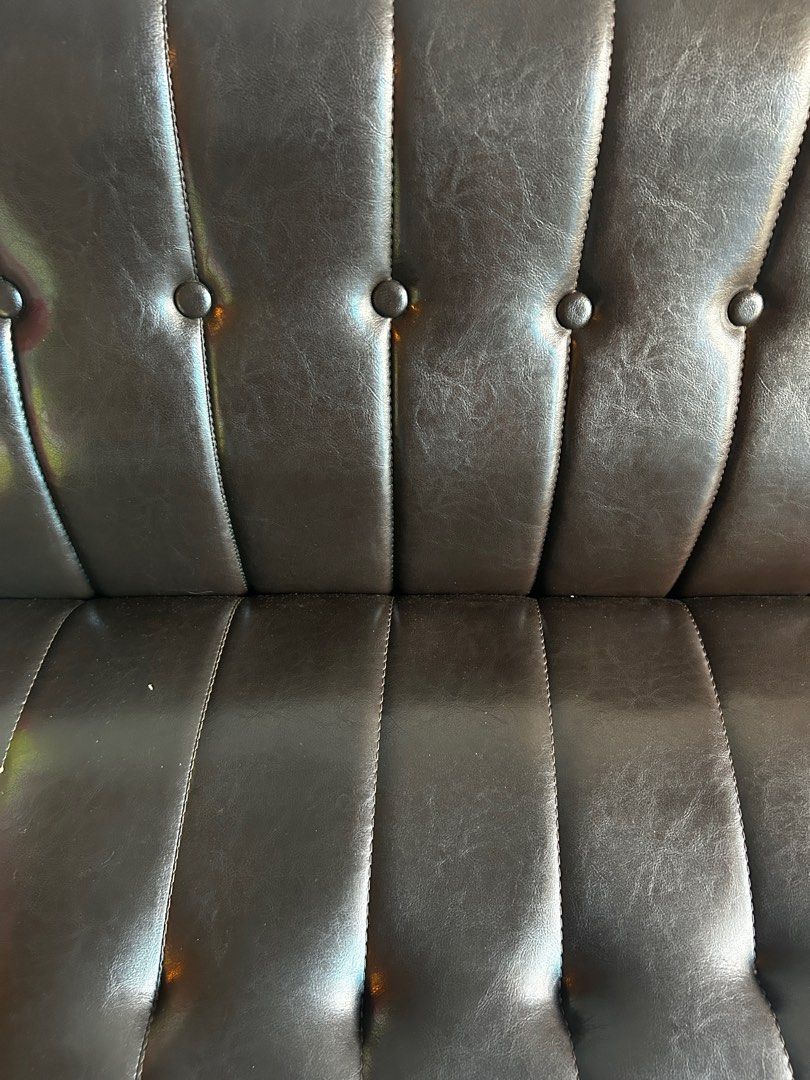 Sofa (Category: Sofas) located in Singapore. Submitted by doveynatalie (Listing ID 1329028282, Image 3). Description: As good as new!! Hardly used. Love the retro look but as I am relocating need to sell off. Text for more questions. Length: 170cm, width: 75cm. Please arrange transport..