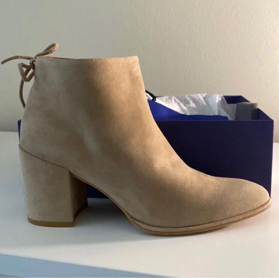 Stuart Wietzman Lofty Suede Leather Boots Women s Fashion Footwear Boots on Carousell