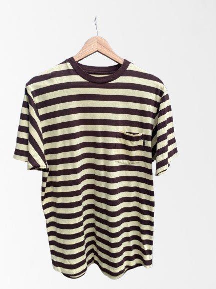 Supreme Bar Stripe Tee Men s Fashion Tops Sets Tshirts Polo Shirts on Carousell