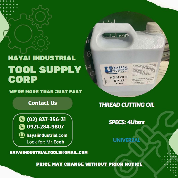 Thread Cutting Oil, Commercial & Industrial, Industrial Equipment on ...