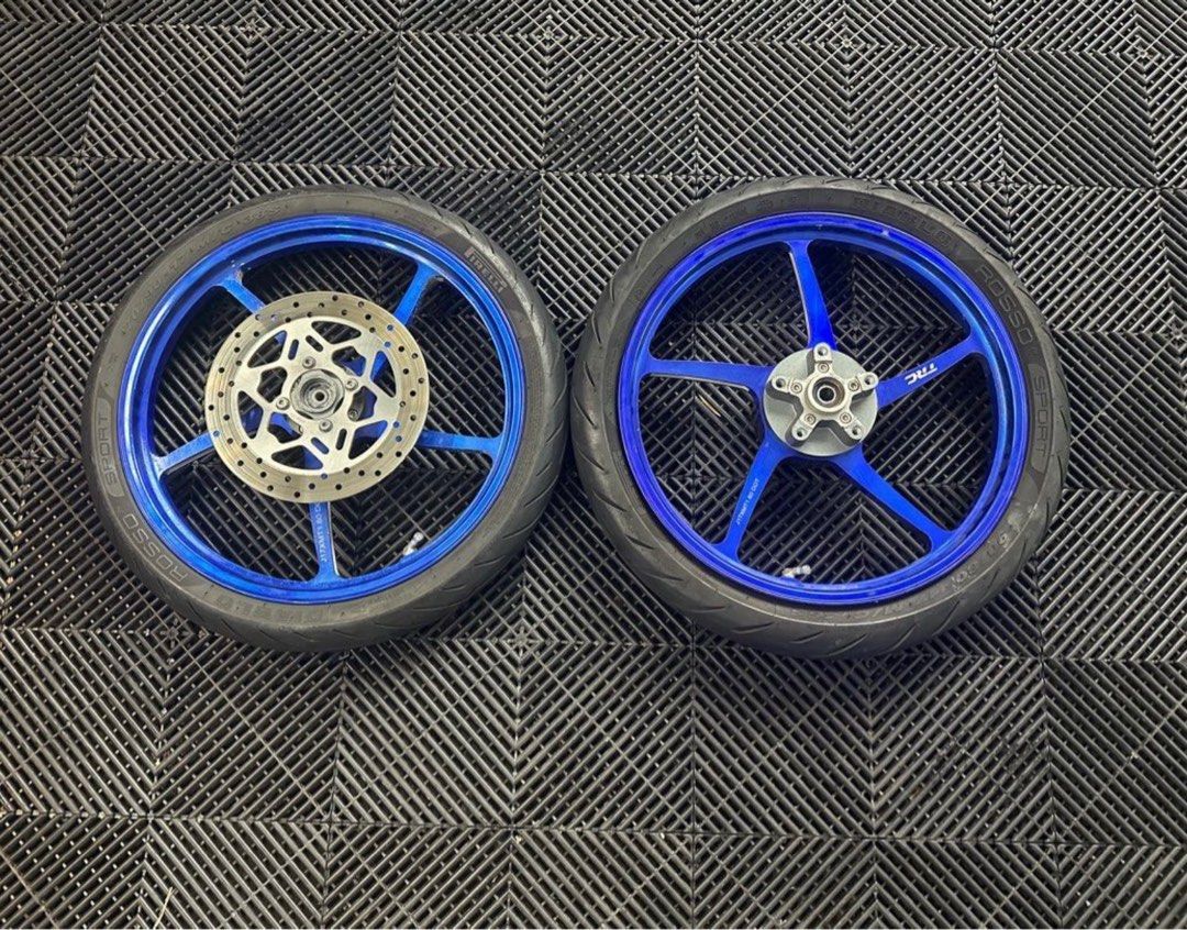 TRC T5RR sports rim Yamaha sniper Motorcycles Motorcycle Accessories on Carousell