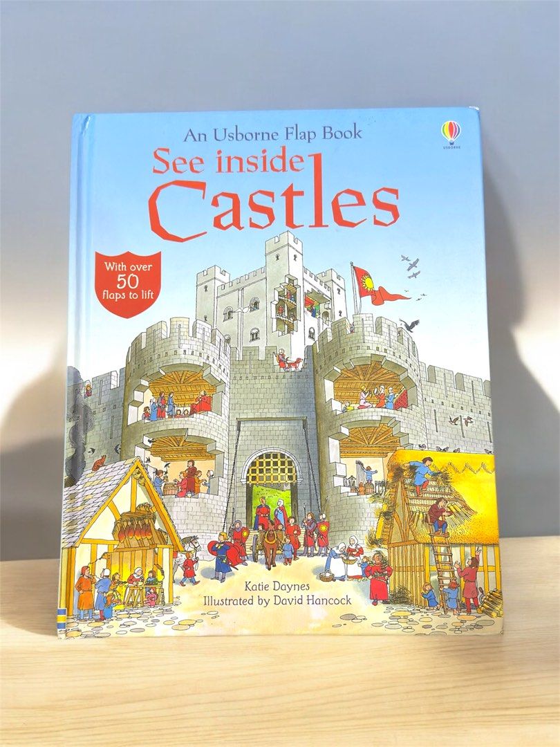Usborne ( See inside Castle ) (Category: Children's Books) located in Tacloban City. Submitted by dreadhead (Listing ID 1329061721, Image 1). Description: Usborne See inside CASTLES Boardbook Brand New ( unopened flaps ) 📚A humorous yet historically accurate look at life in a thirteenth century medieval castle. Inventive embedded flaps on page allow children to explore the hidden world of the 🏰 castle. Young 📖readers are taken on an exciting j