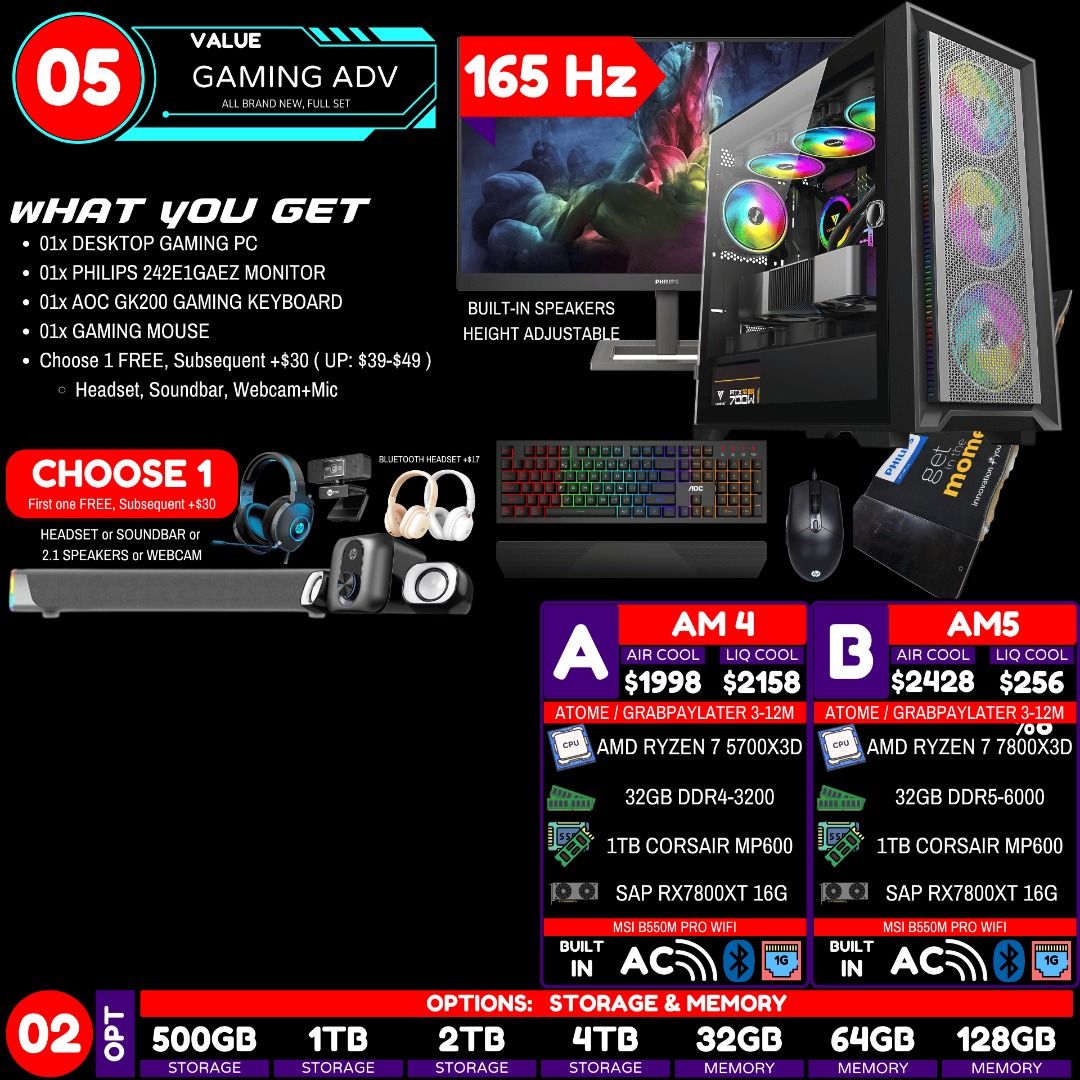 VALUE DESKTOP CUSTOM PC GAMING PC MASTERLIST | CHEAP BUDGET HYBRID ...