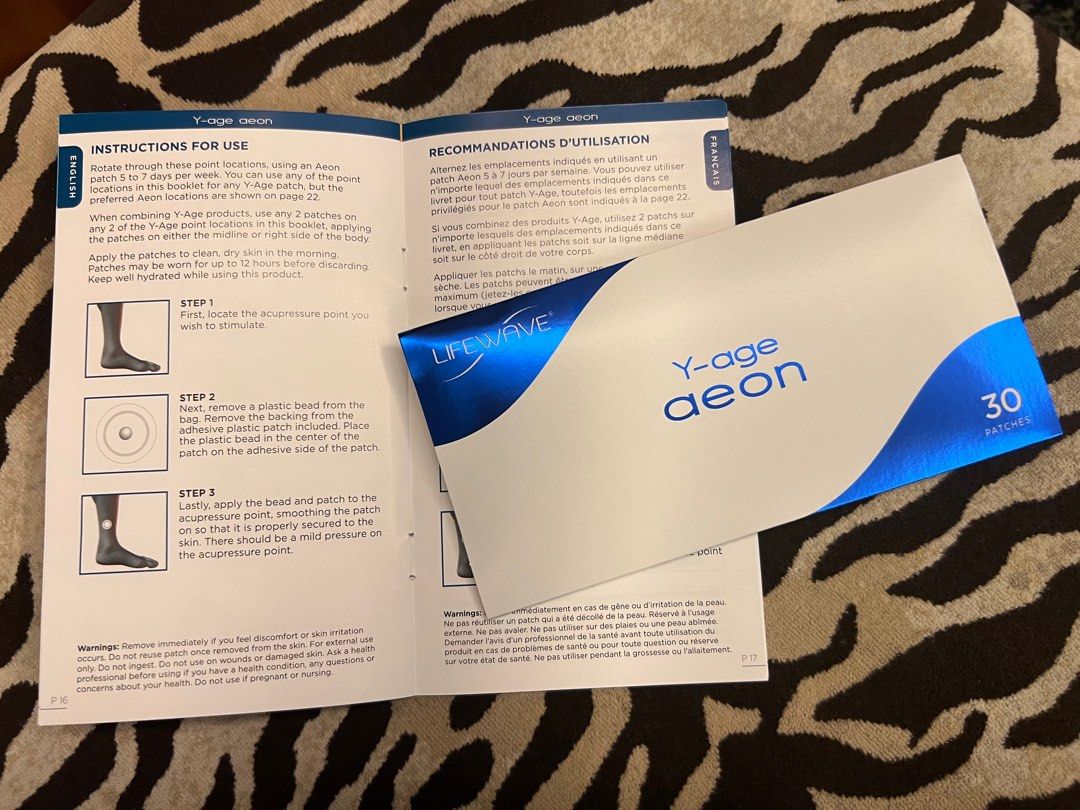 LIFEWAVE Y-age aeon 30PATCHES（LIFEWAVE Y-age aeon 30
