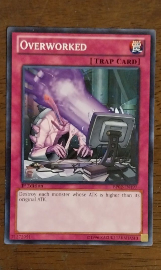 overworked yugioh card Overwhelm - Yu-Gi-Oh! Database Overwhelm - Yugipedia