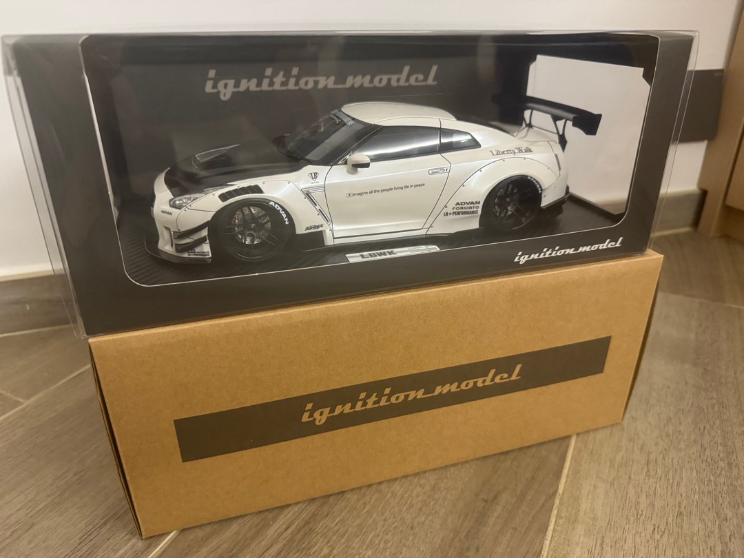 1/18 ignition model ig LB-WORKS Nissan GT-R R35 type 2 White (IG2342 ...
