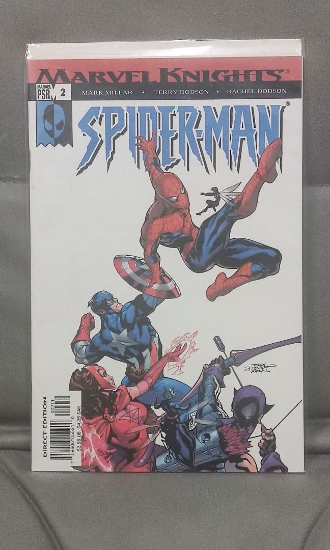 2004 Marvel Knights Spider-Man #1, #2 & #3 Direct Edition by Marvel Comics Spiderman (Category: Comics & Manga) located in Angeles City. Submitted by d20rtu_comics4u (Listing ID 1329211586, Image 3). Description: 2004 Marvel Knights Spider-Man #1, #2 & #3 direct edition by Marvel Comics. Unread, boarded and bagged in very good condition. For sale 1,500 pesos fixed price available in Yale St. Cubao Quezon City or via LBC shipping, add 125 pesos vi