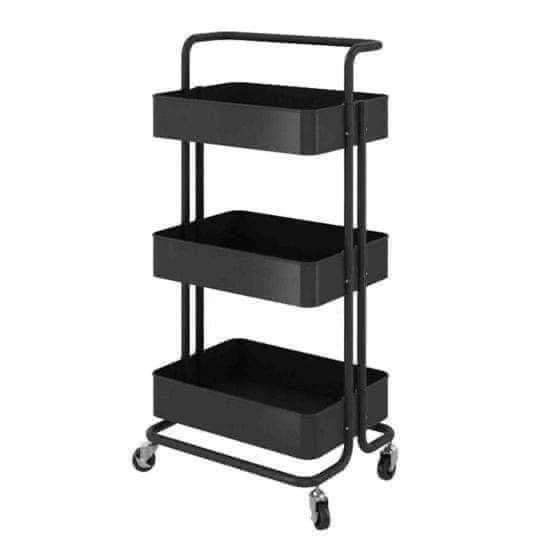 3 layer trolley cart (Category: Storage Boxes & Baskets) located in Manila. Submitted by asstditems (Listing ID 1329143884, Image 3). Description: Same day delivery via Lalamove Location: Manila Mop: Cod/Gcash payment.
