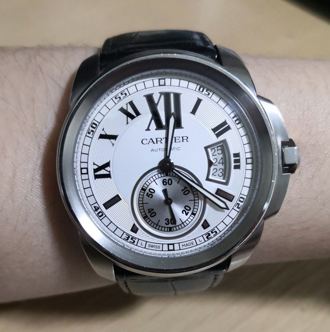 BEST DEAL on Carousell FULL SET Cartier Calibre de Cartier W7100037 Luxury Watches on Carousell