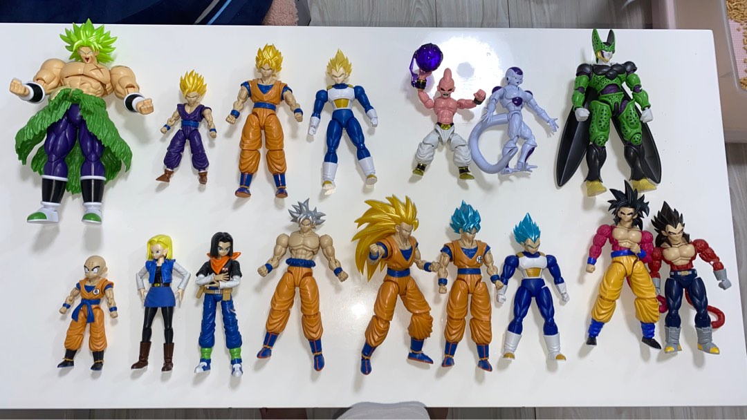 龍珠 Figure rise Standard 16隻 二手 dragon ball 模型玩具 dragonball, 興趣及遊戲, 玩具 ...