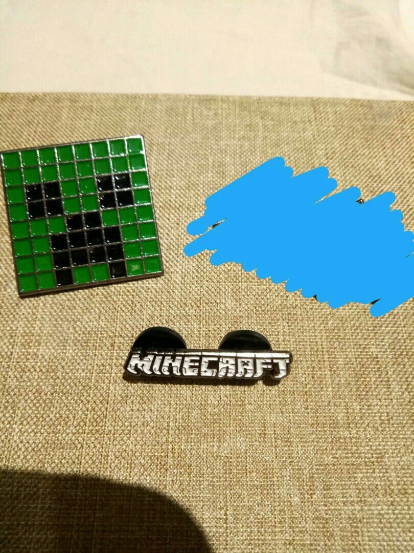 ( For All ) Minecraft Enamel Pins, Luxury, Accessories on Carousell