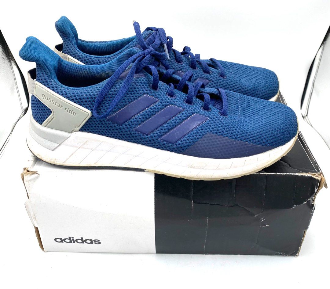 Adidas Blue Queststar Ride Men s Fashion Footwear Sneakers on Carousell