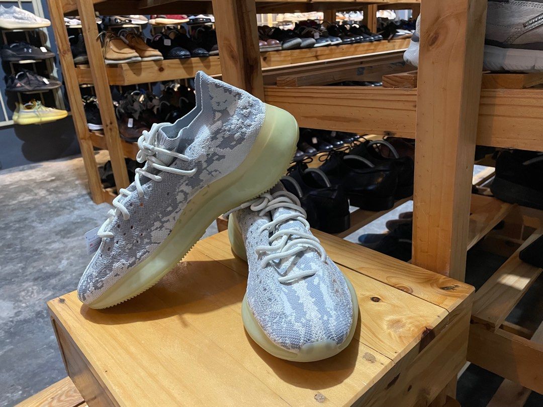 adidas gazelle silver green womens Yeezy Boost 380 "Mist Reflective"  www.firstclasssneaks.com