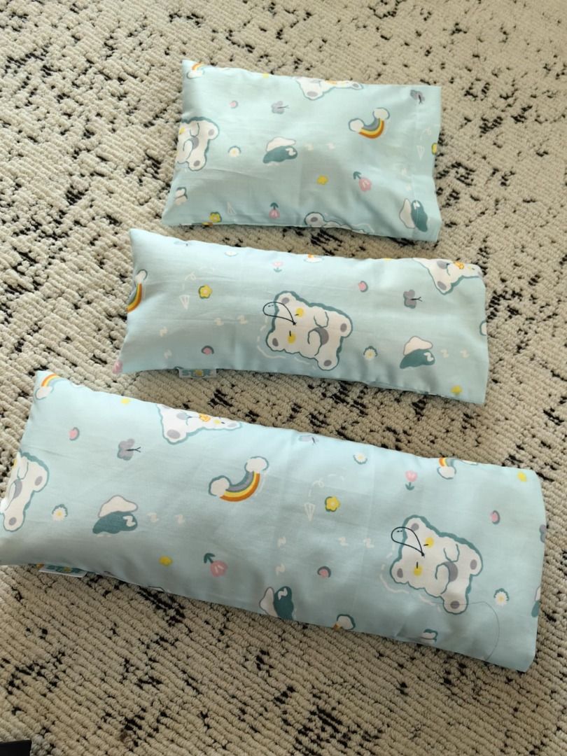 Baby Beansprout Husk Pillow Cute Bear 3 pillow set