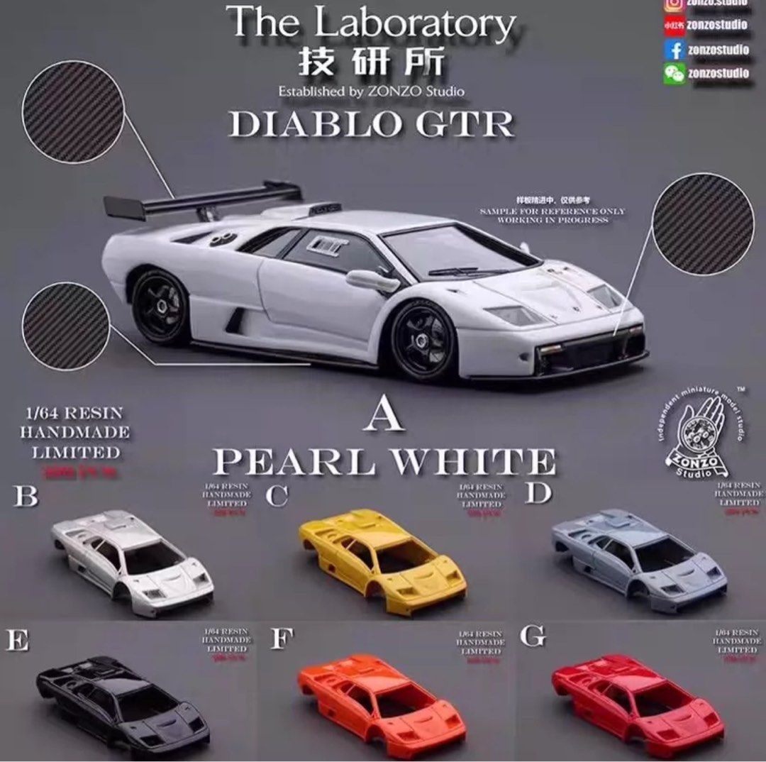 GTR Diablo 1⁄64 Lamborghini Laboratory - The メルカリ ランボルギー
