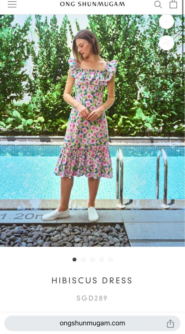 Reformation hibiscus dress cheap