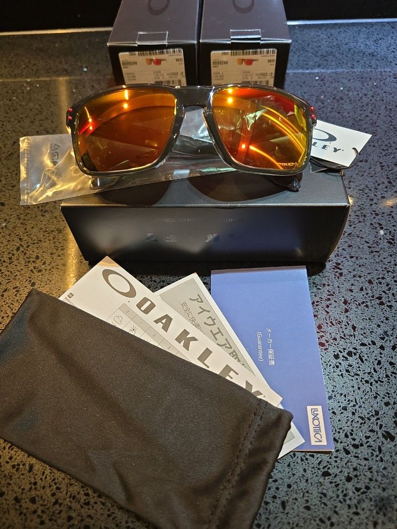 Brand New Authentic Oakley OO9244 Holbrook Asian Fit Prizm Lens Sunglass 56mm Men s Fashion Watches Accessories Sunglasses Eyewear on Carousell