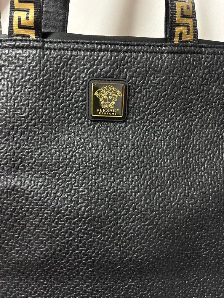 Versace bag women's black cheap