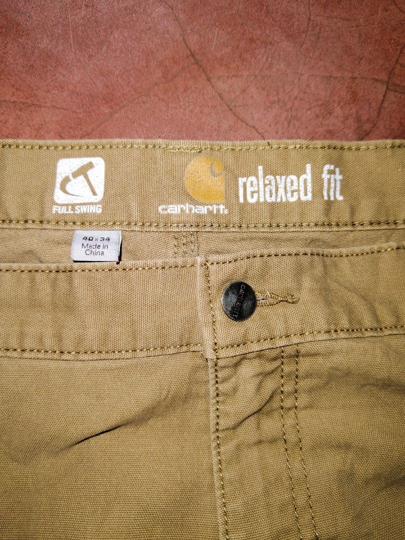 Carhartt Men s Full Swing Cryder Dungaree Men s Fashion Bottoms Jeans on Carousell
